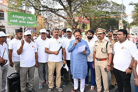 Cereal walk program Mandya