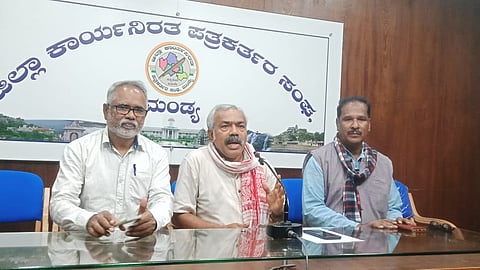 Manteswamy Heritage Protection Struggle Committee Press Conference Mandya