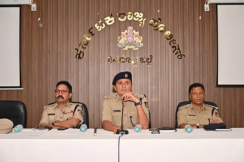 sp mithunkumar meeting held in dar hall