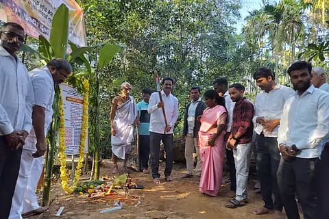Bhoomipooje to footbridge