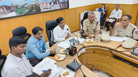 Meeting with officials of micro finance companies Mandya