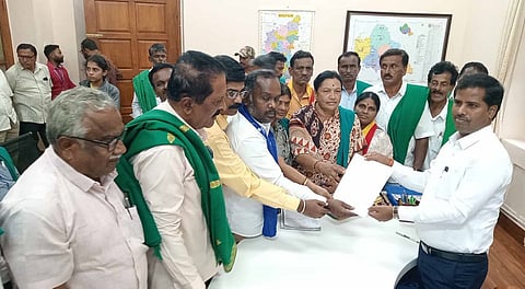 Opposition to construction of amusement park Mandya