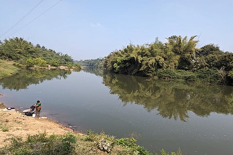 drinking water