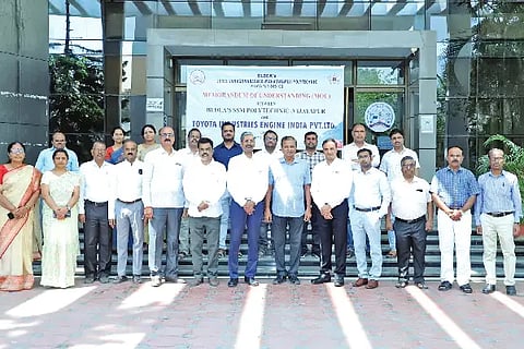 Agreement with BLDE Polytechnic & Toyota