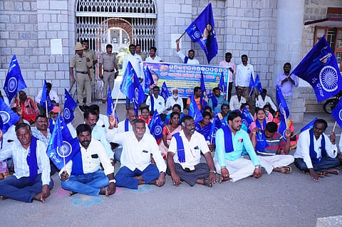 All India Bahujan Samaj Party protest Mandya