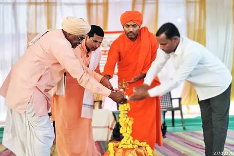 Freedom from hardship is possible only with devotion.