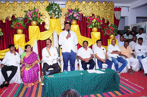 MLA meeting with leaders and activists Mandya