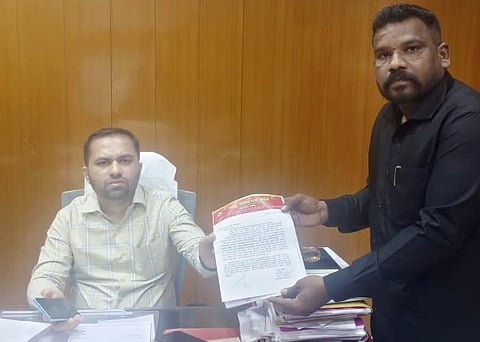 Namma Karnataka Sene Complaint Mandkanalli Gram Panchayat