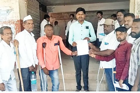 Demand to hold a meeting to address the grievances of the disabled