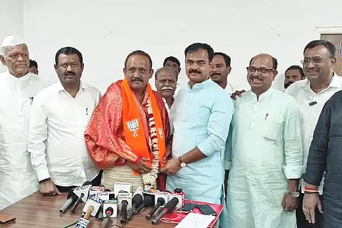 Gurulingappa Shop BJP District President
