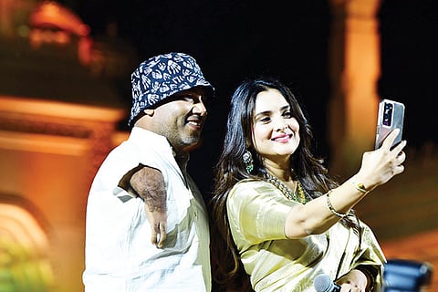 Hampi Utsav Ramya Selfie.