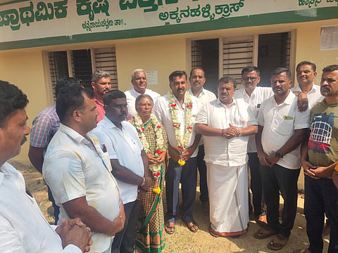 ಎಸ್.ಎಂ.ಮಧು, ನಂಜಮ್ಮ ಬಸವೇಗೌಡ ಅವಿರೋಧ ಆಯ್ಕೆ