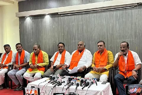 BJP PANCHAMASALI LEADER PRESSM MEET