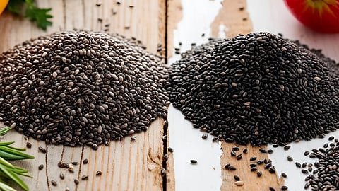 Chia Seeds vs Sabja Seeds