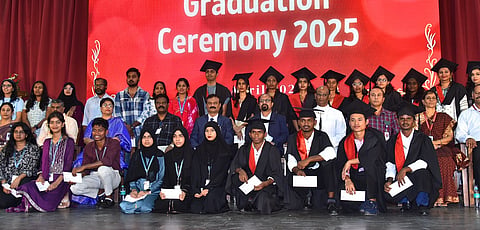 Graduation ceremony at Mysore St. Philomena's College