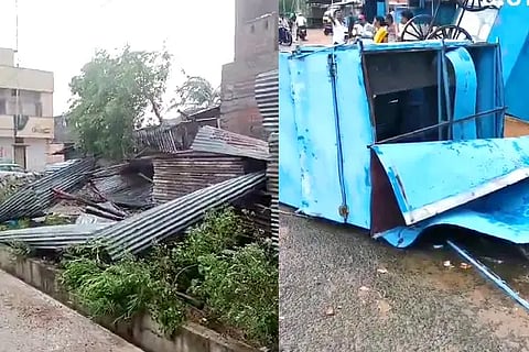 Heavy wind and rain cause extensive damage
