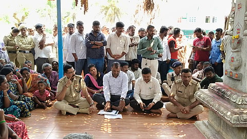 Opening of Pattaladamma temple in Hampapura Mandya