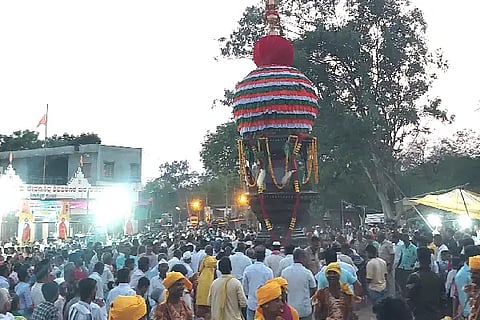 The chariot festival of Shiva, the patron saint of Revan, is complete.
