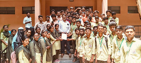 district koppal degree collage students exam fee