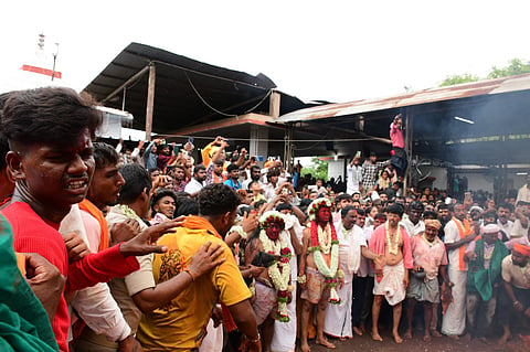 district koppal huligi huligemma temple jatrha event