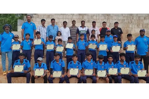 CERTIFICATE DISTRIBUTION FOR CRECKET PLAYERS