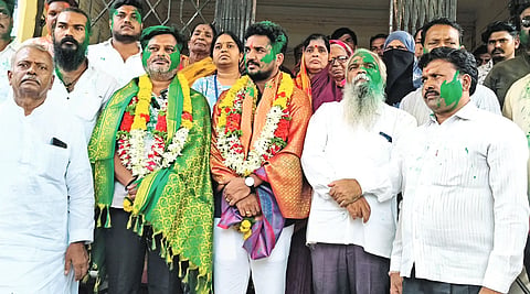 Dr. Shanthaveera Managuli, who took the seat of the Municipal Council