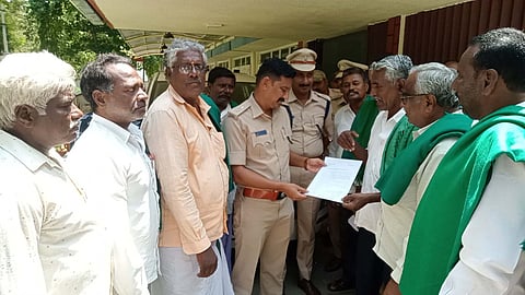 Farmers appeal to Superintendent of Police Mandya