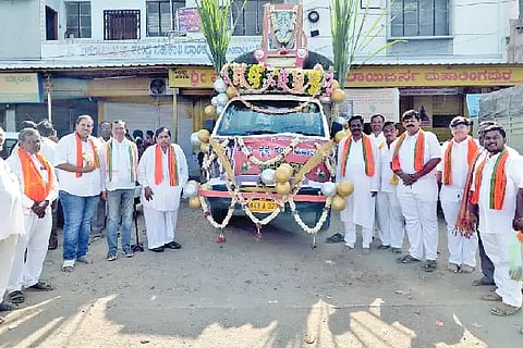 Grand procession on the occasion of Vasavi Jayanti