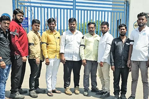 NTPC workers celebrate Black Day