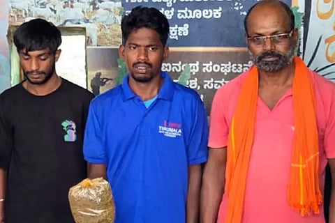 GANJA PEDLER ARRESTED
