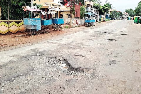 H b halli road repair