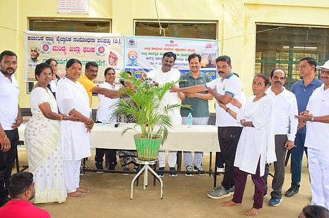 International Yoga Day celebrated in prison Mandya