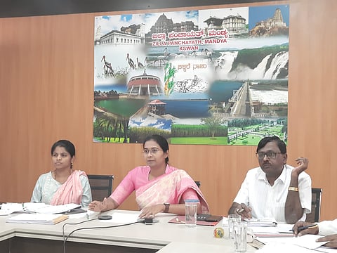 NREGA employees grievance meeting Mandya