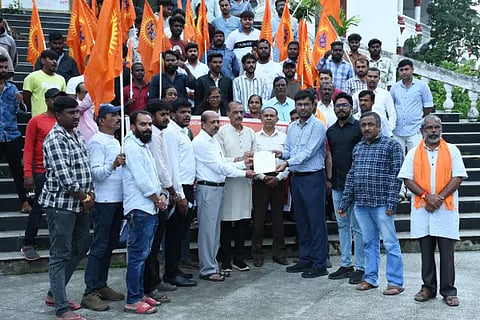 VHP protest