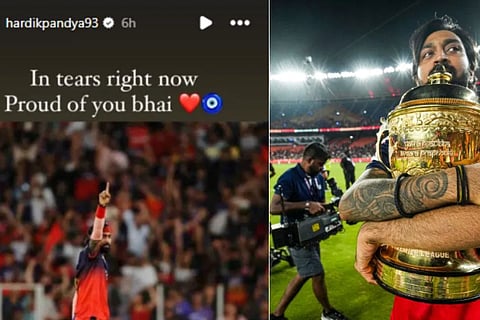 hardik proud of bhai