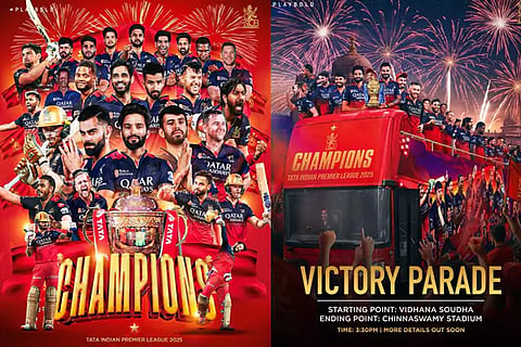 RCB IPL 2025 victory parade