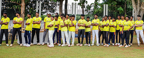 Selection of young talents for the Mysore Warriors team