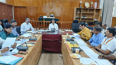 Urban Development Cell Progress Review Meeting Mandya