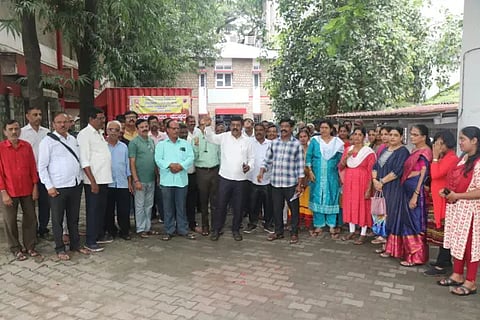 post office workers protest