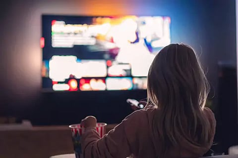 Watching TV
