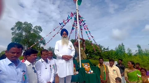 district koppal indipendence day celebration lake