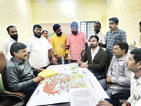 meeting with officials