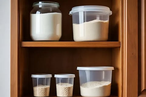 How to protect sugar flour and rice from spoiling during the rainy season