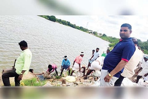 Tavaragera lake repair