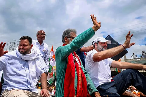 Tejashwi Yadav, Rahul Gandhi