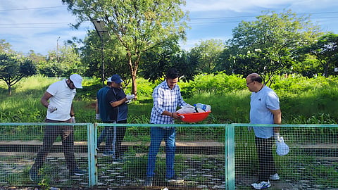 district koppal cleaning work dc office dc suresh itanal