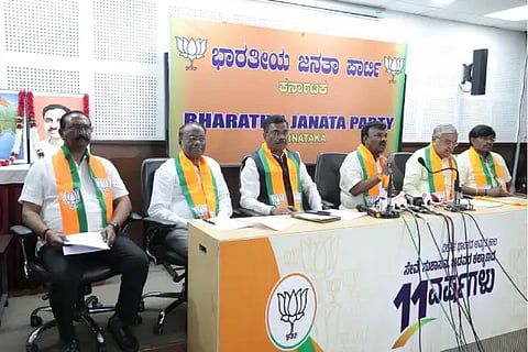 BJP press meet