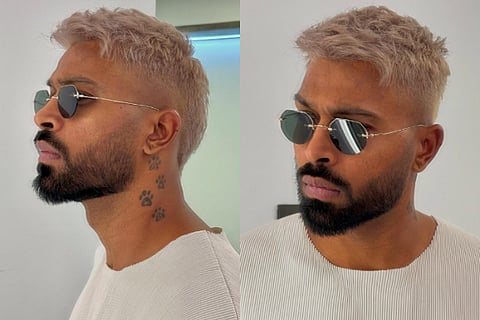 Hardik Pandya new look
