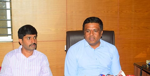 MLA Ravikumar press conference Mandya