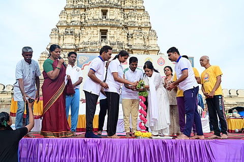 Mass Surya Namaskara Mandya